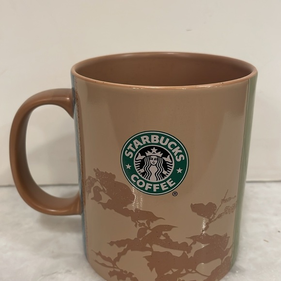 Starbucks Coffee The Origin Of Coffee 2006 Thanks To Manola 18 Oz Brown mug - Picture 2 of 5